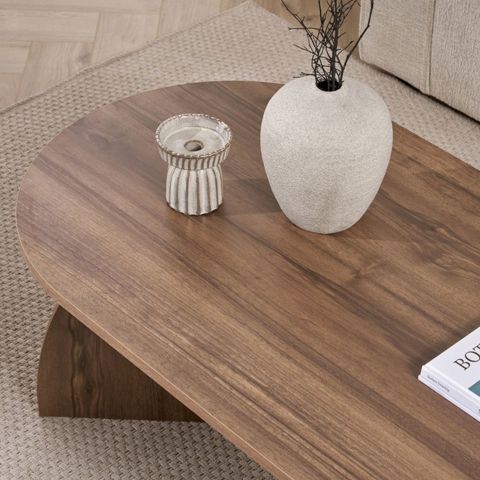 Nordure Melina - Venezia Walnut Mesa de Centro